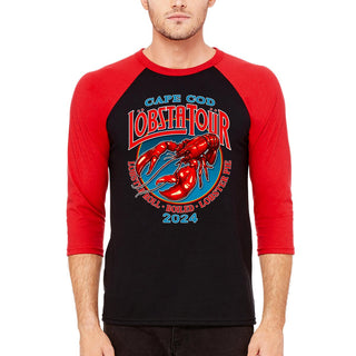 Cape Cod Lobsta Tour Baseball Jersey; Double-Sided, 100% Cotton, S-XXL, Unisex , Concert Tour Style