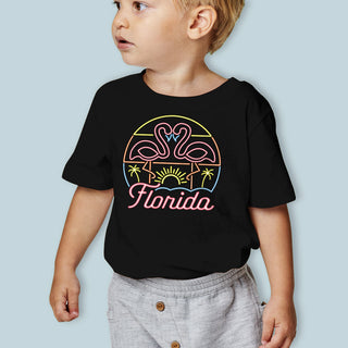Florida Flamingos T-Shirt, Youth Unisex XS-XL, Toddler 2T-5/6