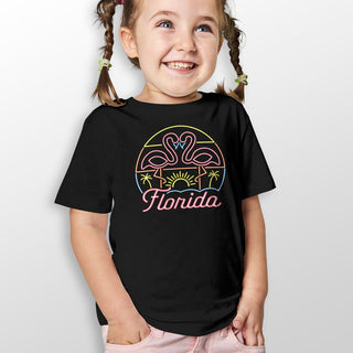 Florida Flamingos T-Shirt, Youth Unisex XS-XL, Toddler 2T-5/6