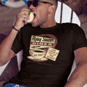 Flying Saucer Diner T-Shirt Adult Unisex Tshirt, 100% Cotton, S-XXL