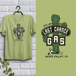 Last Chance Gas T-Shirt Adult Unisex S-2X 100% Cotton