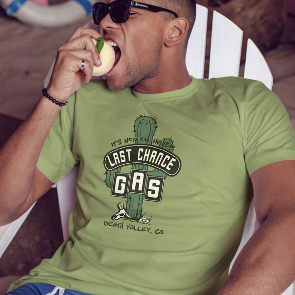 Last Chance Gas T-Shirt Adult Unisex S-2X 100% Cotton