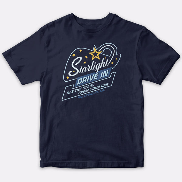 Starlight Drive In T-Shirt Adult Unisex S-2X 100% Cotton