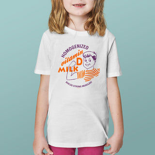 Homogenized Milk Vitamin D Youth T-Shirt Unisex XS-XL