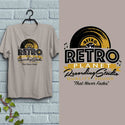 Retro Planet Recording Studio Music T-Shirt Adult Unisex S-2X 100% Cotton