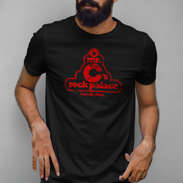 Mr C's Rock Palace Black T-Shirt, 100% Cotton, S-XXL, Unisex 100% Cotton, Unique Tshirts