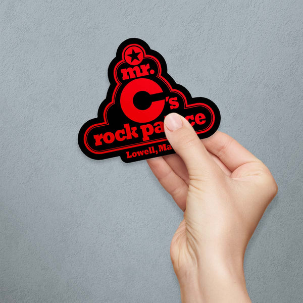 Mr C's Rock Palace Die Cut Vinyl Sticker New England Memories