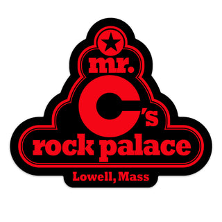 Mr C's Rock Palace Die Cut Vinyl Sticker New England Memories