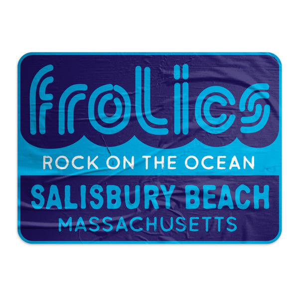 The Frolics Rock Club Die Cut Vinyl Sticker New England Memories