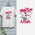 Twist and Crawl Ska T-Shirt, Adult Unisex S-XXL, 100% Cotton