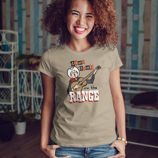 Home On The Range Retro T-Shirt, Adult Unisex Tshirt, 100% Cotton, S-XXL