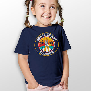 Space Coast Florida T-Shirt, Youth Unisex XS-XL, Toddler 2T-5/6