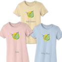Women's Pears Slim Fit T-shirt S-2X Fruit Design