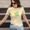 Women's Pears Slim Fit T-shirt S-2X Fruit Design