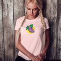 Women's Grapes Slim Fit T-shirt S-2X Fruit Design