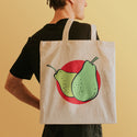 Fruit Fiesta Large Canvas Grocery Tote Market Bags