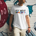 Key West Florida Nautical Flags T-Shirt, Adult Unisex 100% Cotton, S-2X