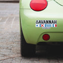 Savannah Georgia Nautical Flag Large Vinyl Bumper Sticker