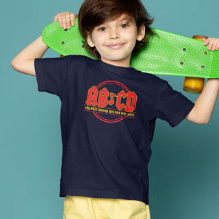 AB-CD Alphabet T-shirt, 100% Cotton, Unisex Toddler 2T-5/6, ABC's Tshirts