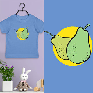 Retro Pears Toddler T-Shirt, Unisex Toddler 2T-5/6