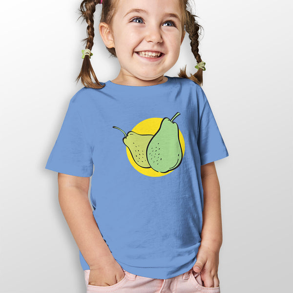 Retro Pears Toddler T-Shirt, Unisex Toddler 2T-5/6