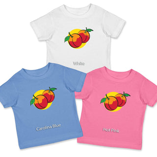 Retro Peaches Toddler T-Shirt, Unisex Toddler 2T-5/6