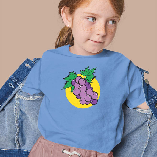 Retro Grapes Toddler T-Shirt, Unisex Toddler 2T-5/6