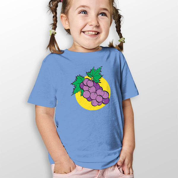 Retro Grapes Toddler T-Shirt, Unisex Toddler 2T-5/6