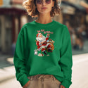 Santa Tis The Season Sweatshirt Adult Unisex S-XXL