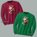 Santa Tis The Season Sweatshirt Adult Unisex S-XXL