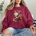 Santa Tis The Season Sweatshirt Adult Unisex S-XXL