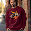 New Hampshire Autumn Leaf Sweatshirt Sweatshirt Adult Unisex S-XXL