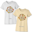 I Love Sweata Weatha Fall Design Women's Slim Fit T-shirt S-2X