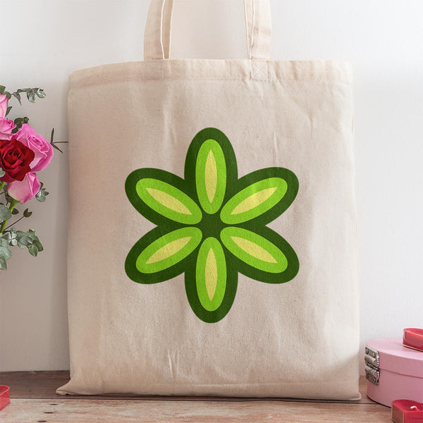 Mod Flowers Large Tote Canvas Grocery Totes - 3 To Choose From