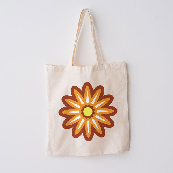 Mod Flowers Large Tote Canvas Grocery Totes - 3 To Choose From