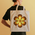 Mod Flowers Large Tote Canvas Grocery Totes - 3 To Choose From