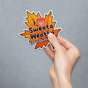 Massachusetts I Love Sweata Weatha Die Cut Sticker