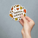 I Love Sweata Weatha New England Die Cut Vinyl Sticker