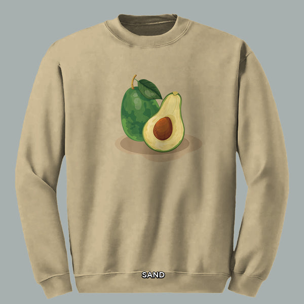 Avocado Fruit Veggie Sweatshirt Adult Unisex S-XXL