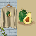 Avocado Fruit Veggie Sweatshirt Adult Unisex S-XXL