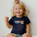 Cape Cod Whimsical Animals, Unisex Toddler 2T-5/6, Exclusive Retroplanet Design, Kids Tshirts