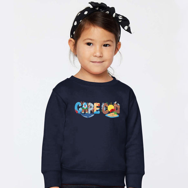 Cape Cod Whimsical Animals Sweatshirt, Youth Unisex XS-XL, Souvenir Sweatshirts