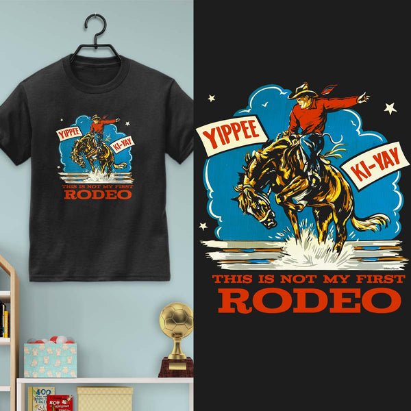 This Is Not My First Rodeo Youth T-Shirt Unisex XS-XL