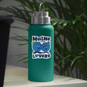 Maine is for Lovers Retro Blueberries Die Cut Vinyl Sticker