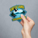 Eagle Lake Acadia National Park Maine Die Cut Vinyl Sticker For Car, Cooler, Window, Computers, Gifts for Maine Lovers