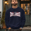 Sweatshirt: New Englander Sweatshirt, 100% Cotton, S-XXL, Adult Unisex Sweatshirts, Choose New England State, Exclusive Retroplanet Design