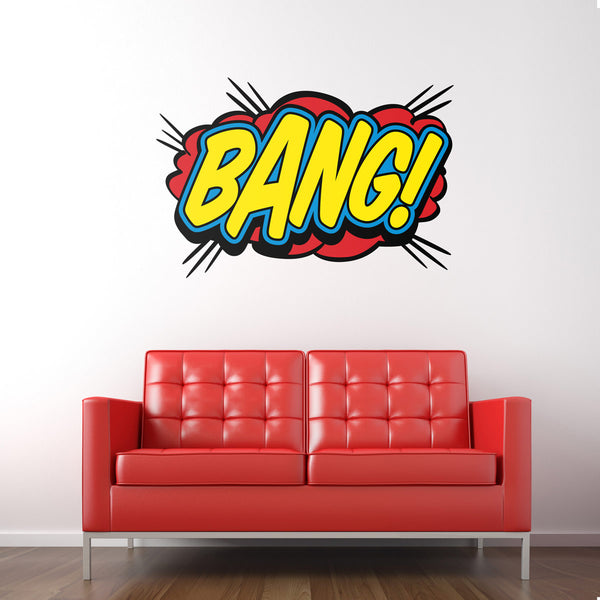 Bang Comic Book Sound Cutout Wall Decal