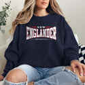 Sweatshirt: New Englander Sweatshirt, 100% Cotton, S-XXL, Adult Unisex Sweatshirts, Choose New England State, Exclusive Retroplanet Design