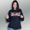 Sweatshirt: New Englander Hoodie, 100% Cotton, S-XXL, Adult Unisex Hoodies, Choose New England State, Exclusive Retroplanet Design