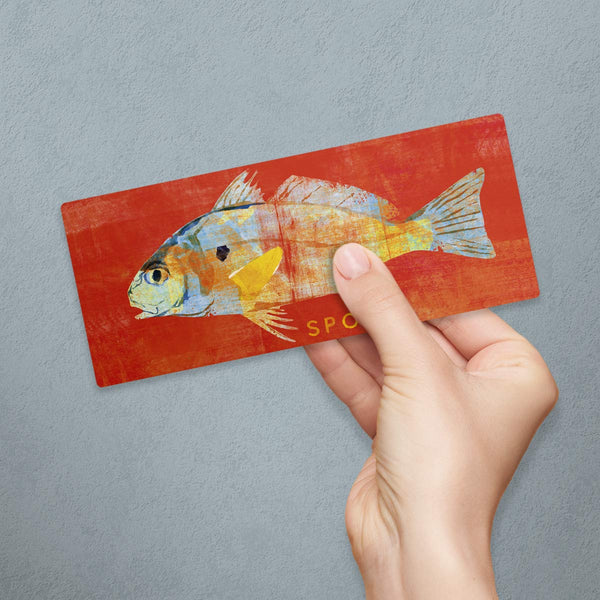 Spot Saltwater Fish Art Vinyl Sticker